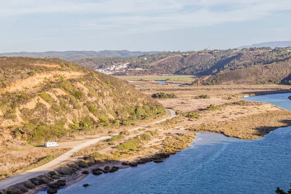 Odeceixe Ribeira Des Seixe Algarve Portugal 스톡 사진