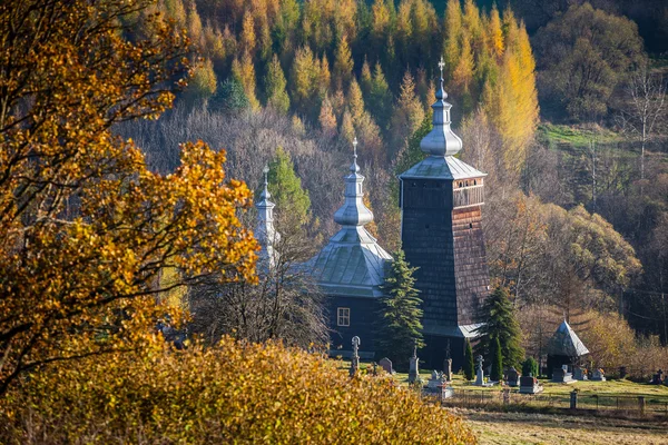 Православная церковь в Лещинах — стоковое фото