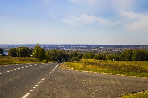 Country road in autumn — Stock Photo, Image