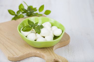 Yeşil plaka mozzarella 