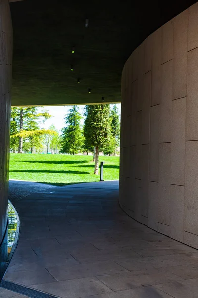 Stadspark Krasnodar Galitsky Park Mensen Lopen Een Schilderachtig Park Rond — Stockfoto