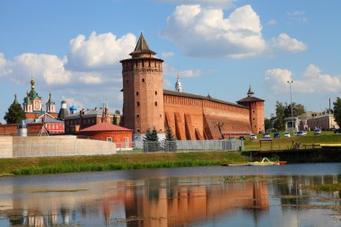 kremlin güçlü duvarlar. Kolomna. Rusya 