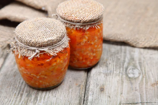 Canning vegetables — Stock Photo, Image