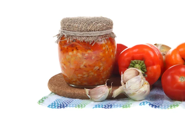 Canning vegetables — Stock Photo, Image