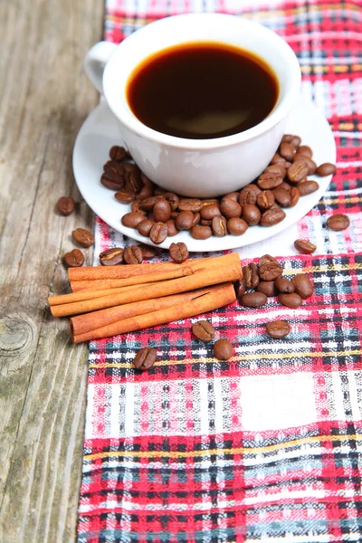 White cup of coffee — Stock Photo, Image