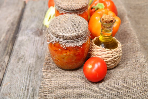 Canning vegetables — Stock Photo, Image