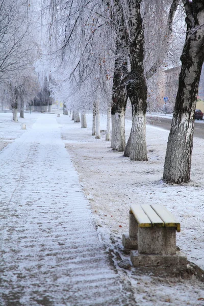 Vicolo. Inverno . — Foto Stock