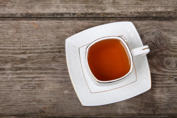 Біла чашка чаю — стокове фото