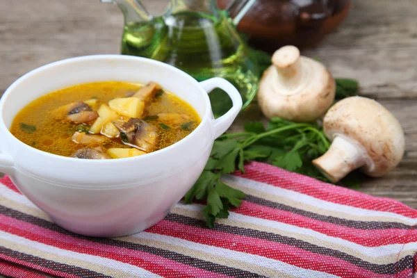 Mushroom soup — Stock Photo, Image