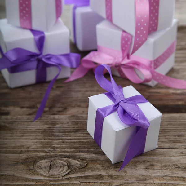 Cajas con regalos — Foto de Stock