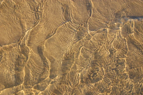 Sandiger Flussgrund — Stockfoto