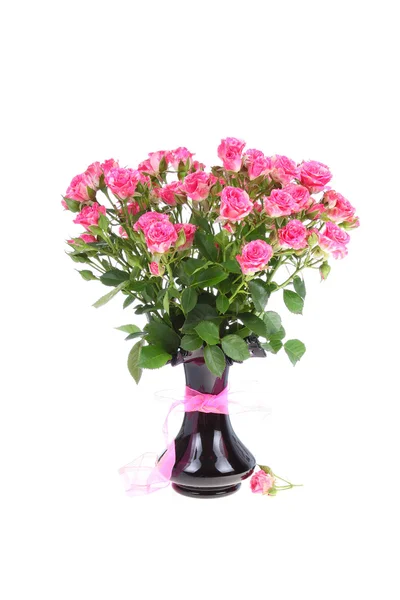 Strauß rosa Rosen — Stockfoto