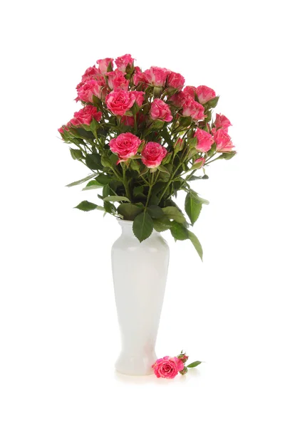 Strauß rosa Rosen — Stockfoto