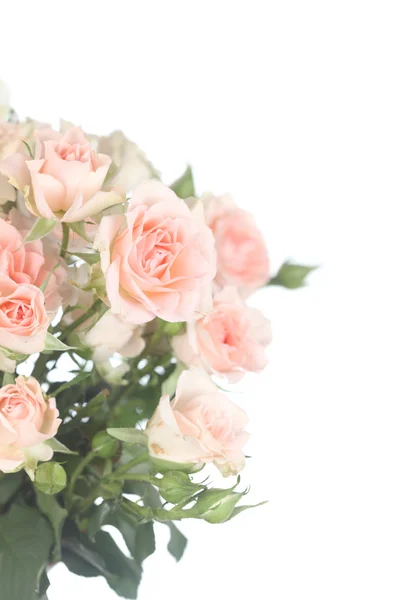 Μπουκέτο με όμορφα ροζ τριαντάφυλλα — Φωτογραφία Αρχείου
