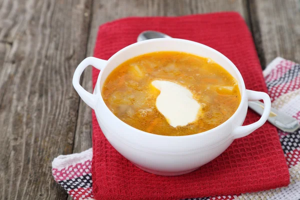 Cabbage soup — Stock Photo, Image