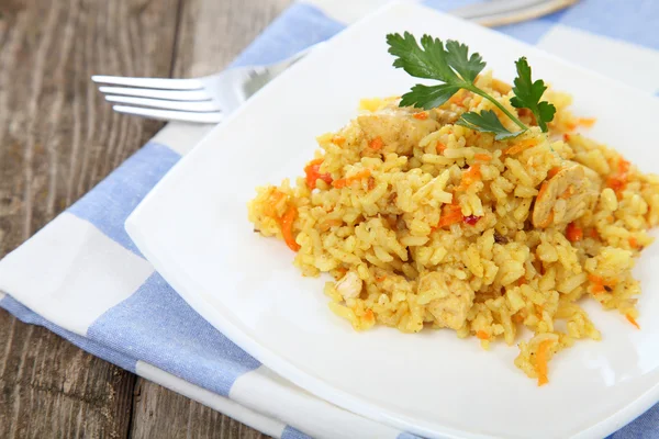 Arroz con pollo — Foto de Stock