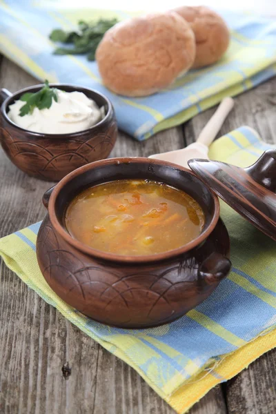 Sopa de col — Foto de Stock