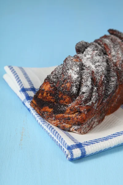 Strudel mit Mohn — Stockfoto