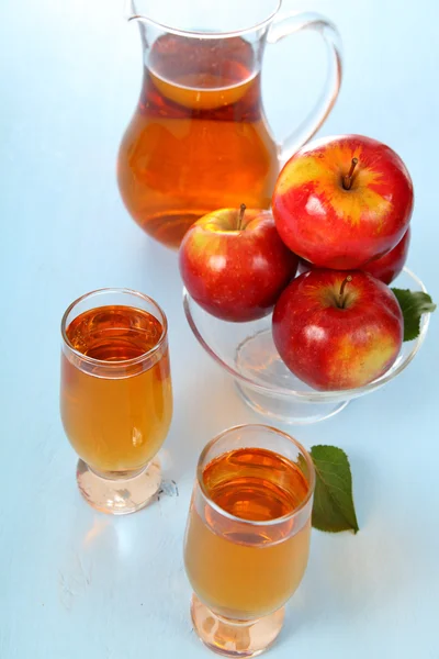 Appelsap en appels — Stockfoto