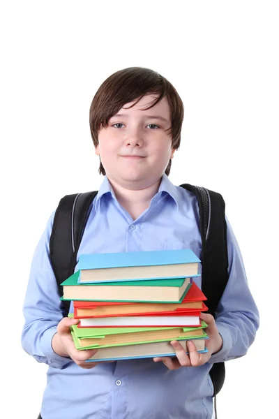 Menino da escola — Fotografia de Stock