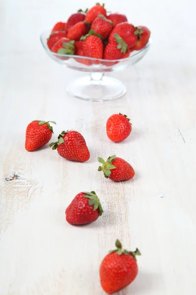 Rijpe aardbeien — Stockfoto