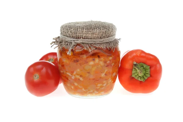 Canning vegetables — Stock Photo, Image