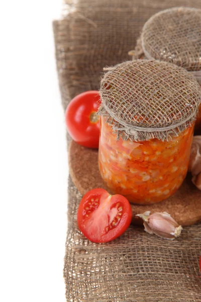 Canning vegetables — Stock Photo, Image