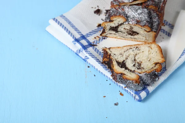 Strudel mit Mohn — Stockfoto