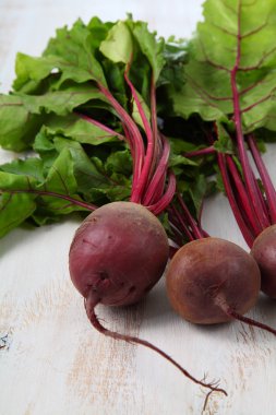 pancar yaprakları ile