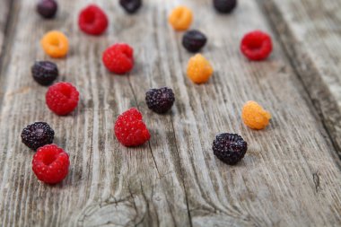 farklı olgun çilek