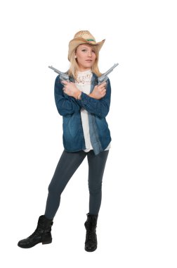 Cowgirl relvolver ile