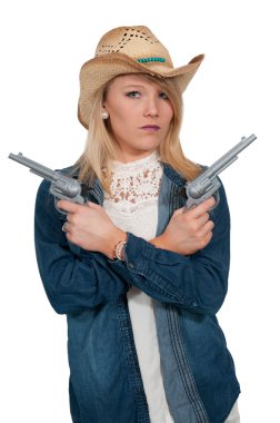 Cowgirl relvolver ile