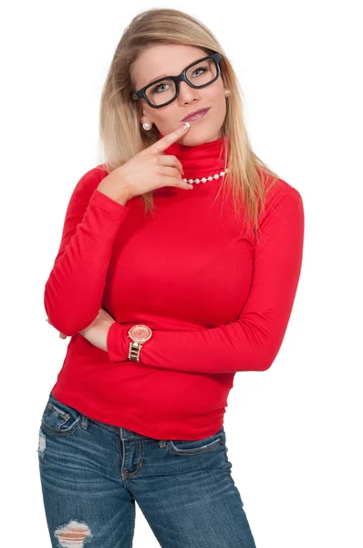 Woman with glasses — Stock Photo, Image