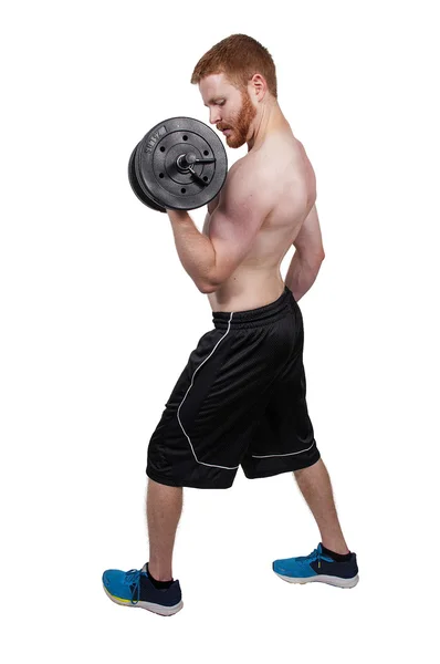 Man Lifting Weight — Stock Photo, Image