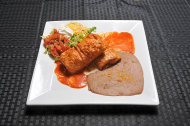 authentic traditional mexican cuisine known as chori pollo