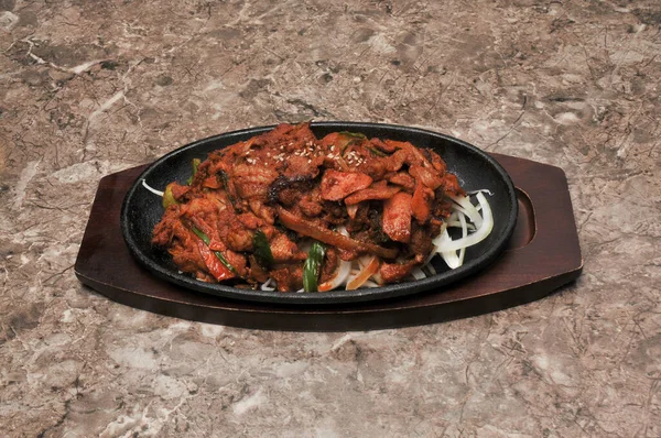 Delicious Korean Dish Known Pork Bulgogi — Stock Photo, Image