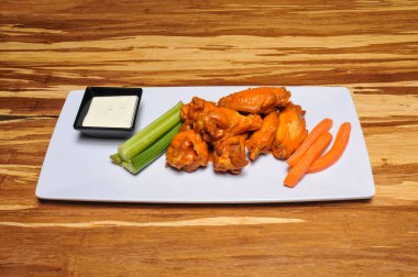 Otantik Amerikan mutfağı yemekleri en çok bufalo kanadı olarak bilinir.