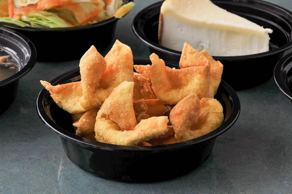 Authentic Traditional Japanese Cuisine Dish Known Crab Rangoon — Stock Photo, Image