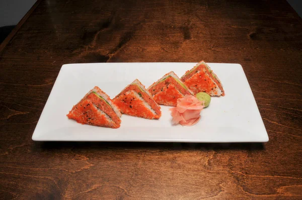 American Favorite Cuisine Known Spicy Tuna Fish Sandwich — Stock Photo, Image