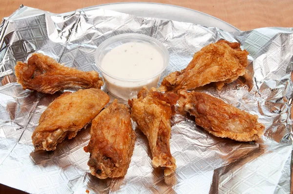 Amerikanische Küche Gericht Als Chicken Wings Bekannt — Stockfoto