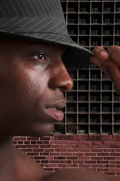 Man in Fedora — Stock Photo, Image