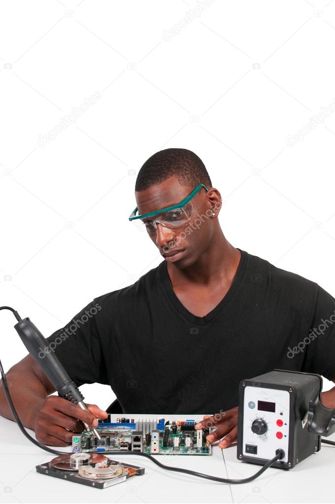 Man Soldering Stock Photo By C Robeo123 Man Soldering Stock Photo By C Robeo123