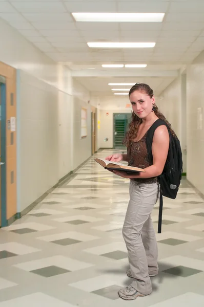 Žena student — Stock fotografie