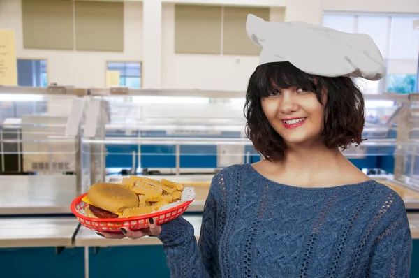 Mujer chef — Foto de Stock