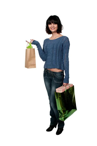 Woman Shopping Bags — Stock Photo, Image