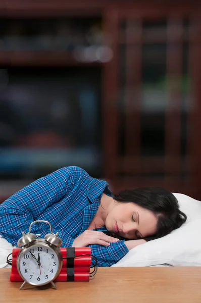 Sleeping Woman — Stock Photo, Image