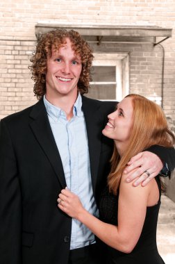 Birbirine aşık çift