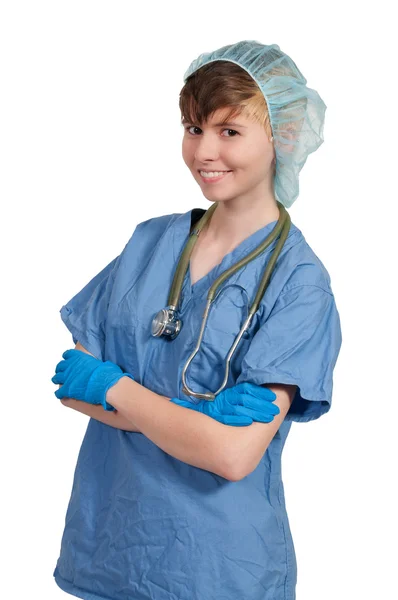 Beautiful Woman Surgeon — Stock Photo, Image