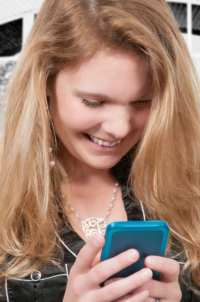 Woman Texting — Stock Photo, Image