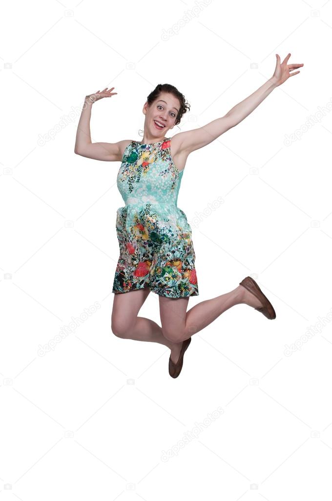 Woman Jumping